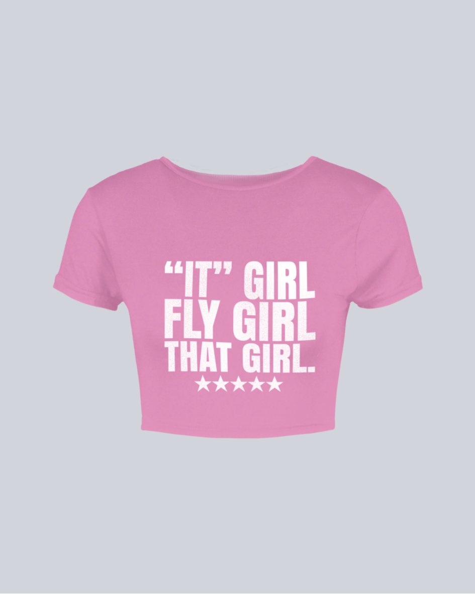 PINK FLY GIRL TEE