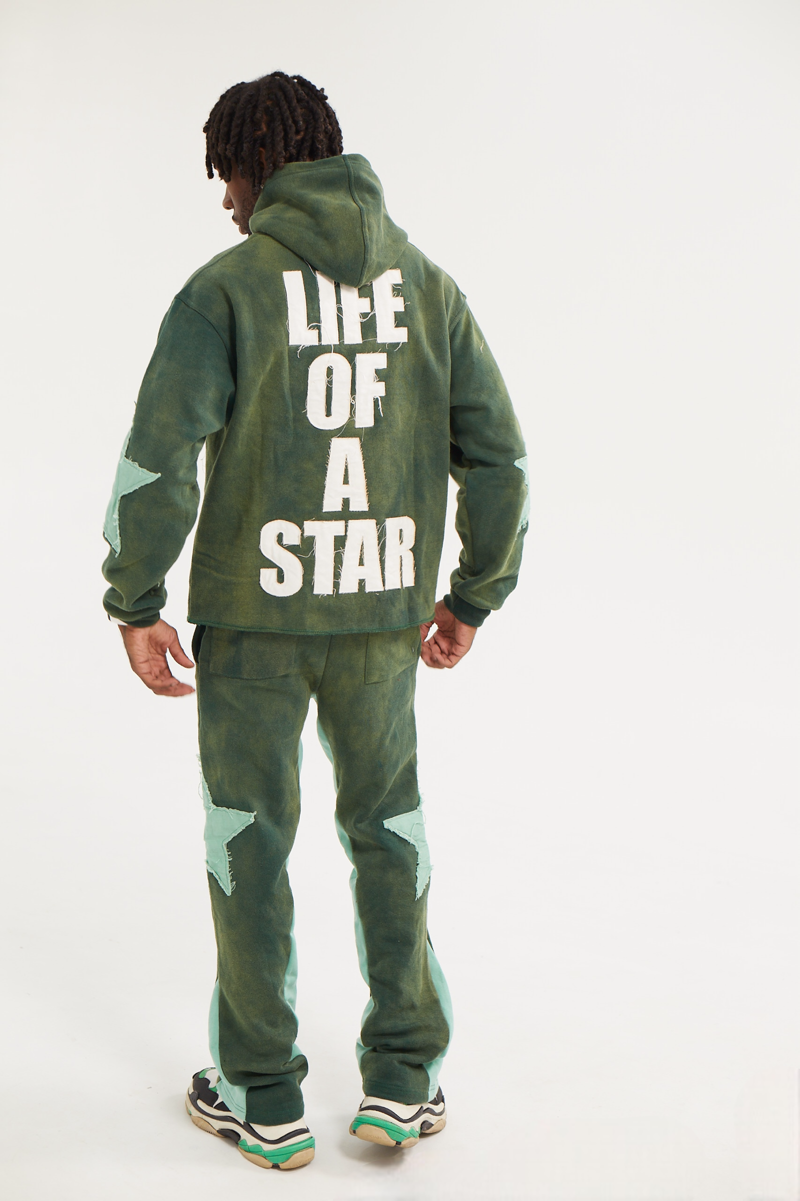 Sudadera con capucha negra Life Of A Star