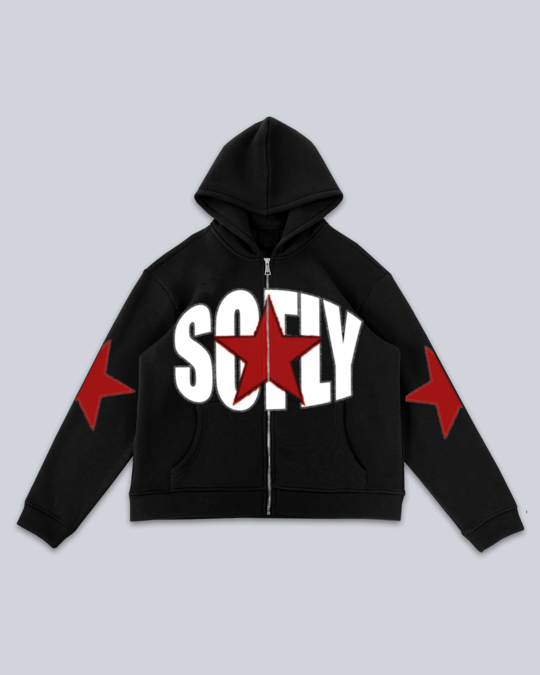 BLACK LIFE OF A STAR ZIP UP