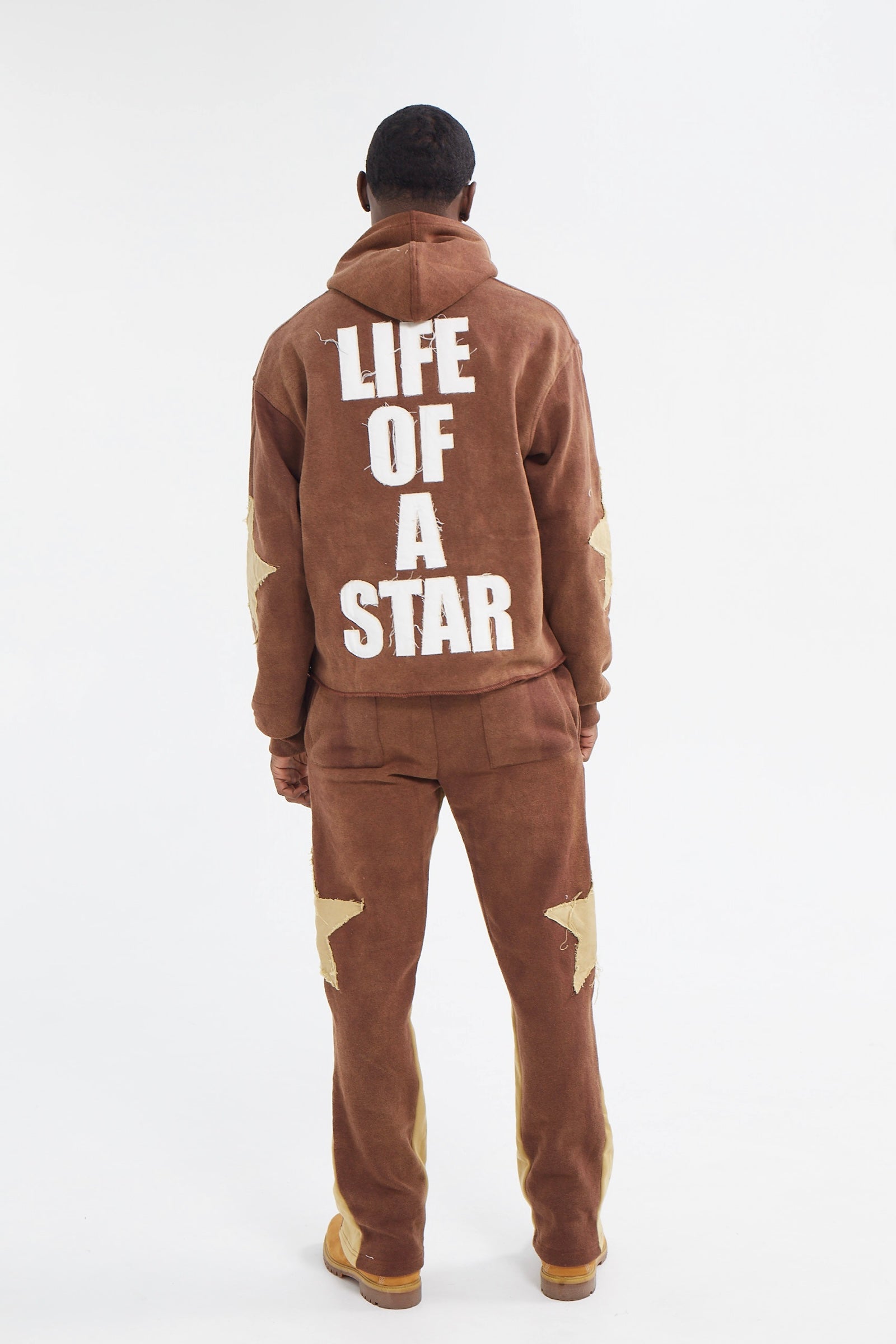 BROWN LIFE OF A STAR SWEATSUIT