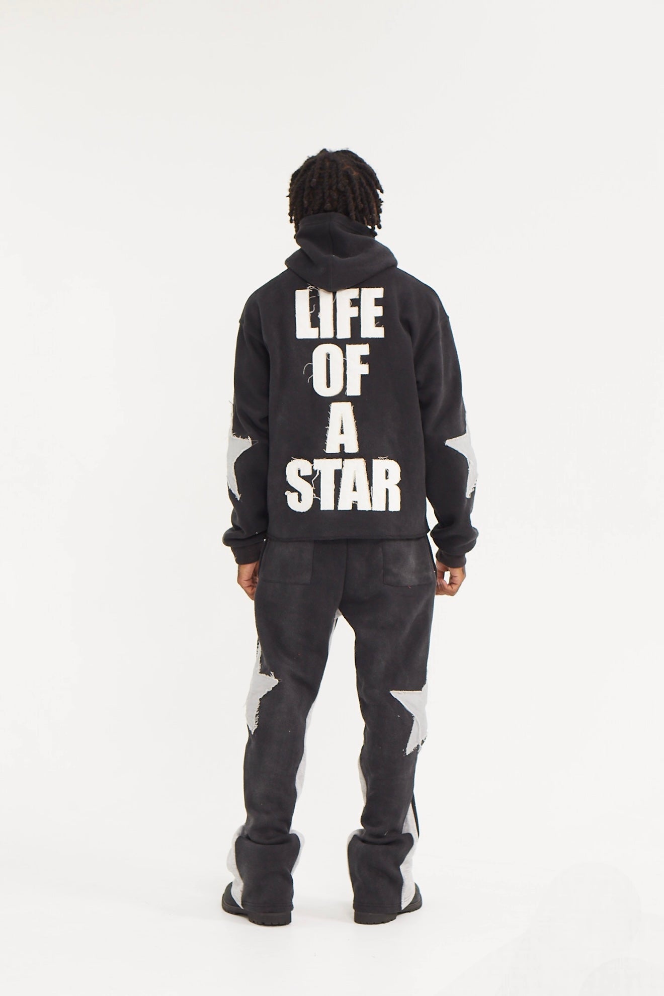 Sudadera con capucha negra Life Of A Star